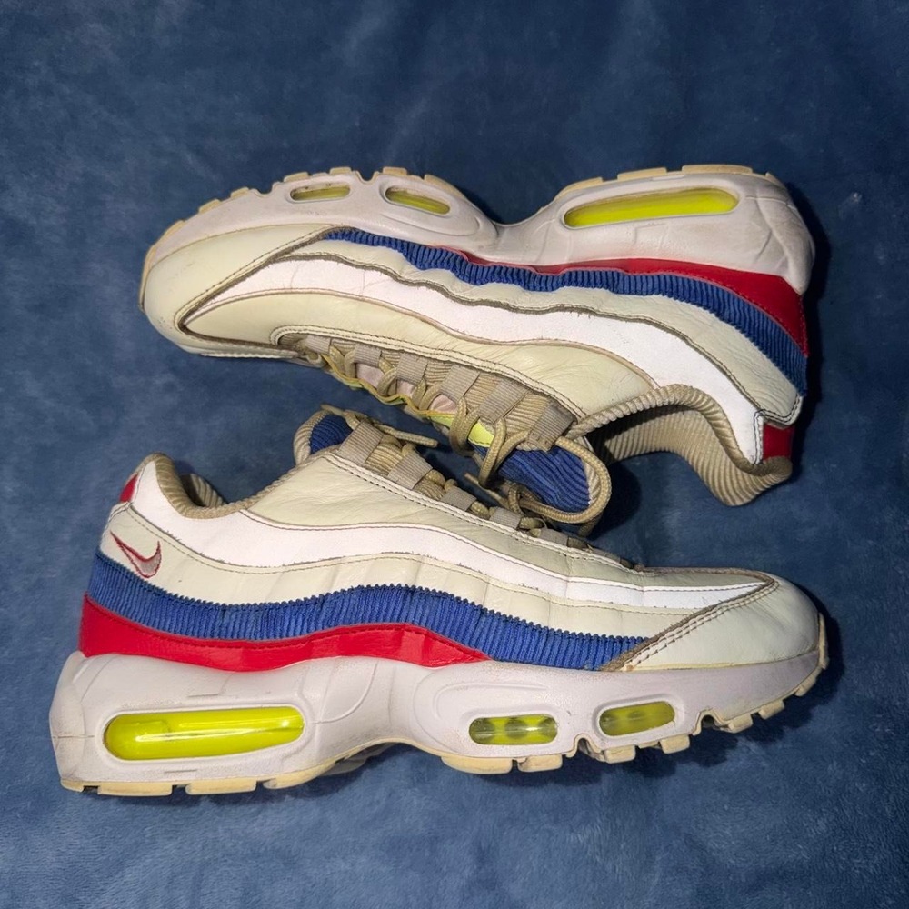 Nike Women Air Max 95 SE Corduroy Panache Sail Artic Pink Shoe Size 9.5